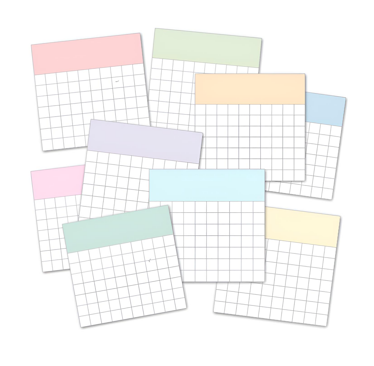 Light Mode Grid Stickers