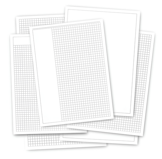 Digital Small-Grid Notepaper (PDF)