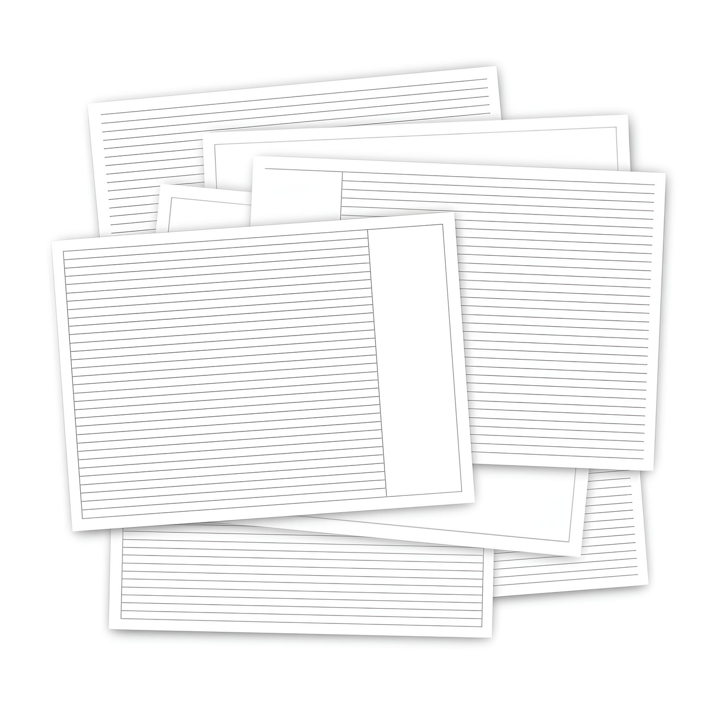 Digital Narrow-Lined Notepaper (PDF)