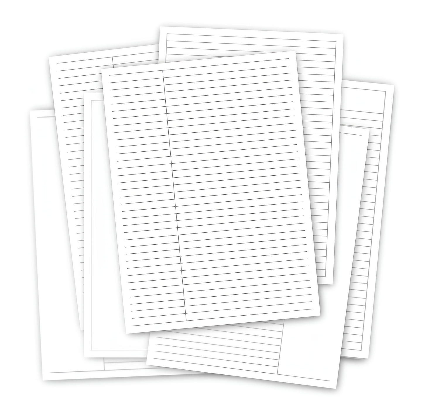Digital Medium-Lined Notepaper (PDF)