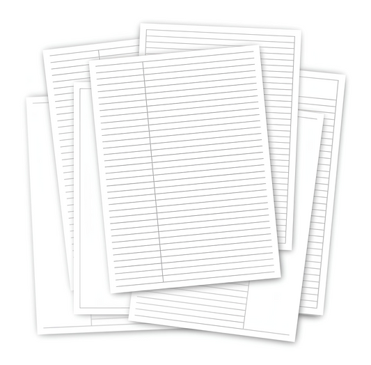 Digital Medium-Lined Notepaper (PDF)