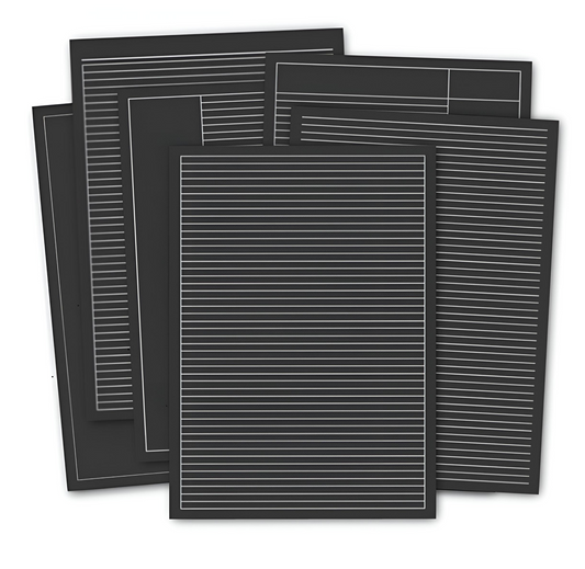 Digital Narrow-Lined Notepaper (PDF)