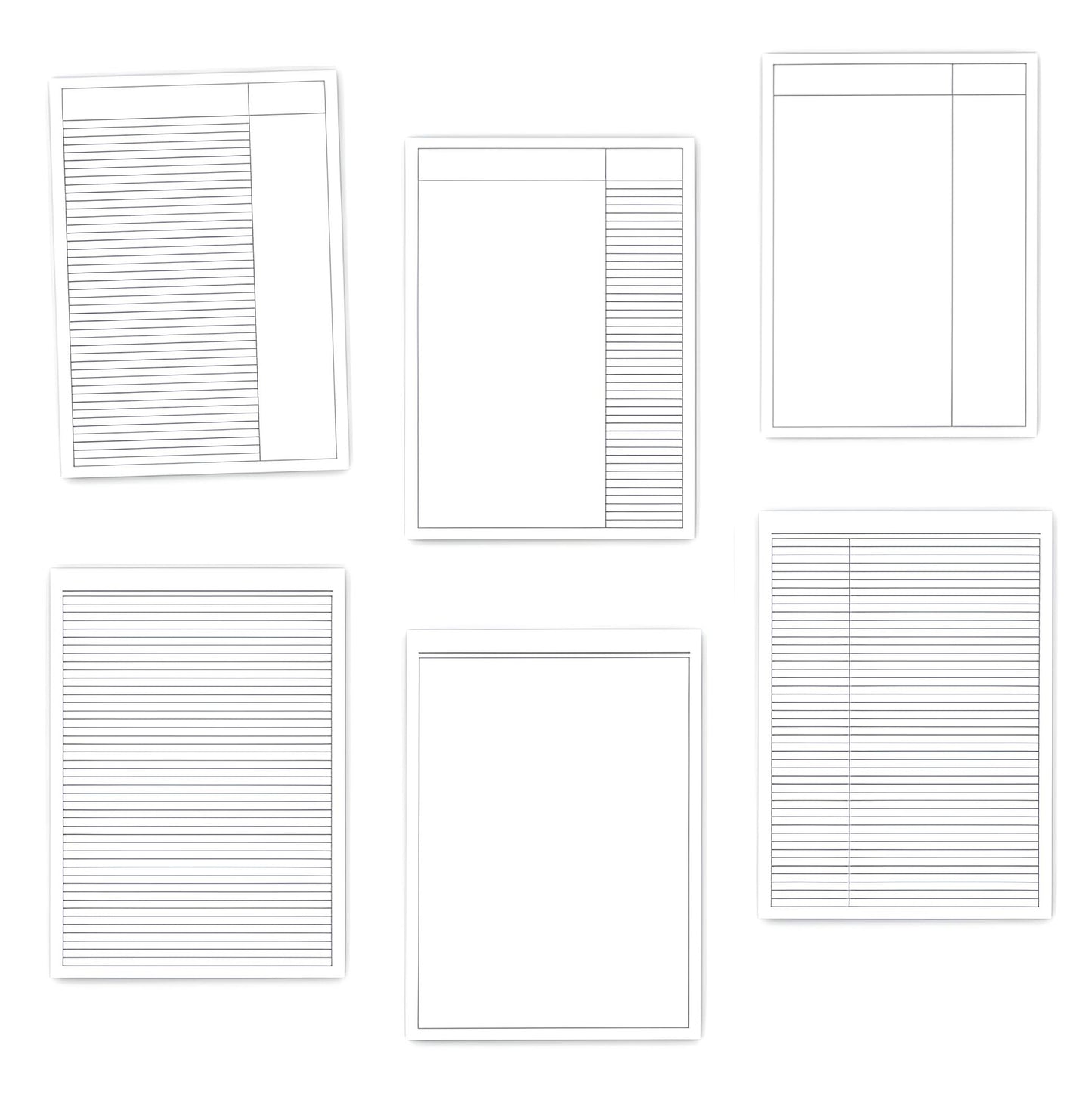 Digital Narrow-Lined Notepaper (PDF)