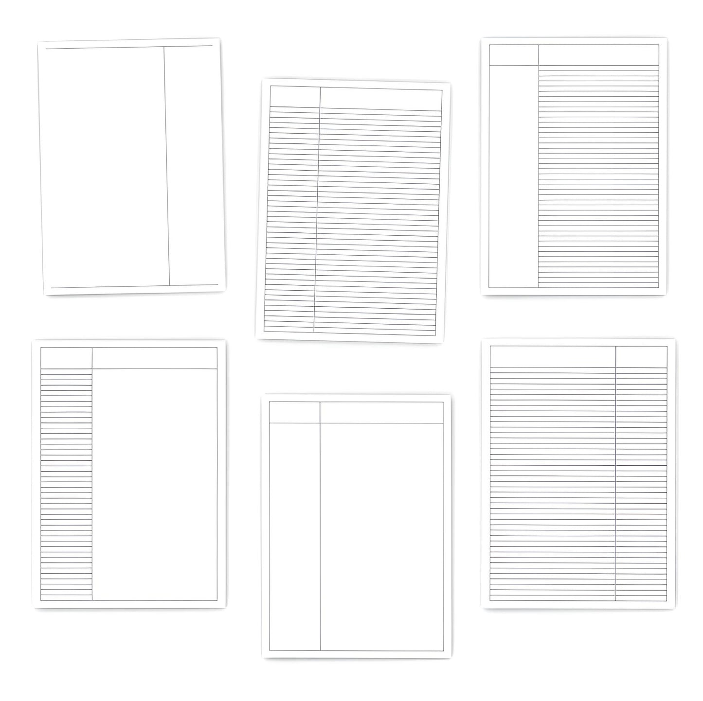 Digital Narrow-Lined Notepaper (PDF)