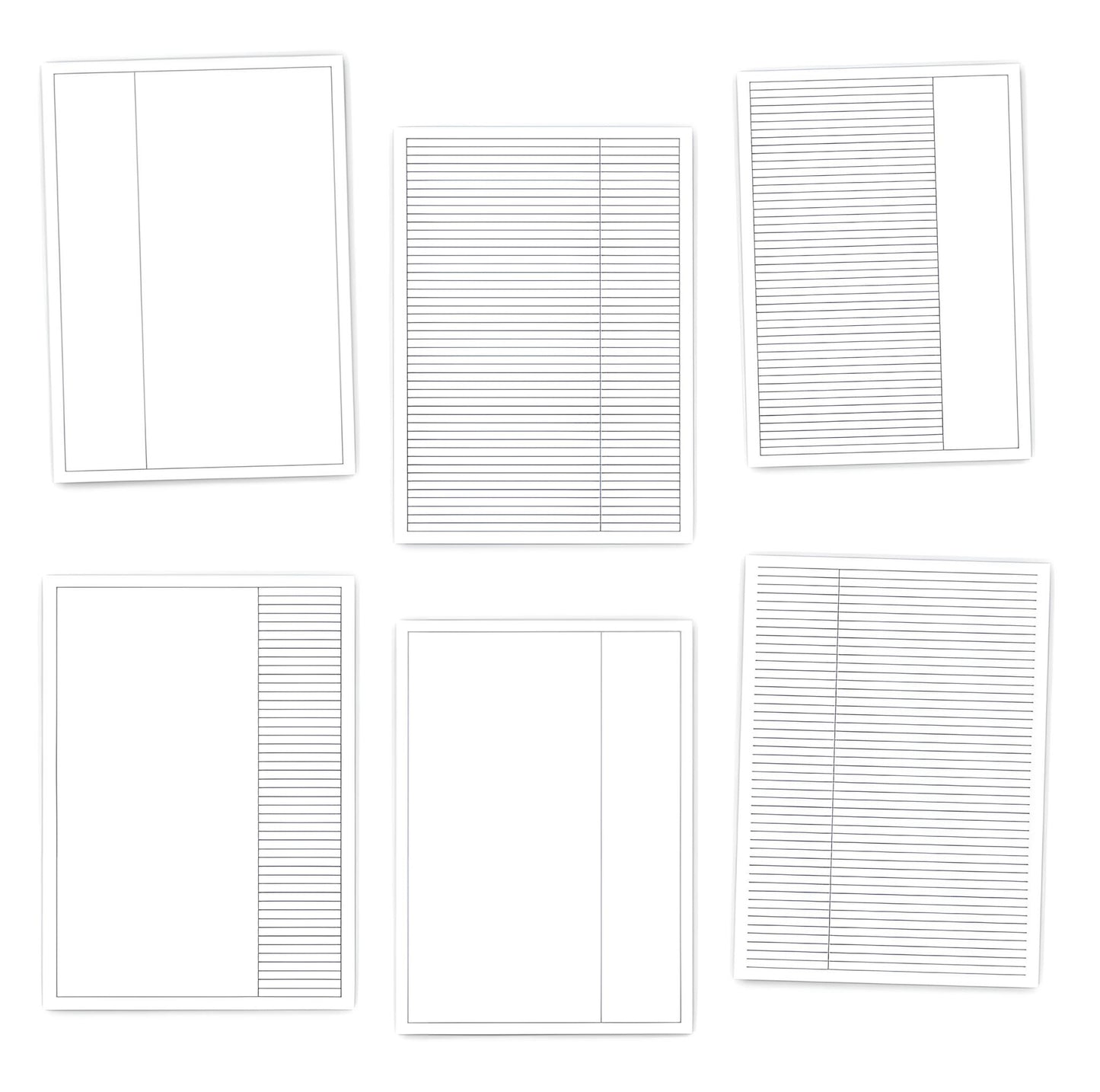 Digital Narrow-Lined Notepaper (PDF)