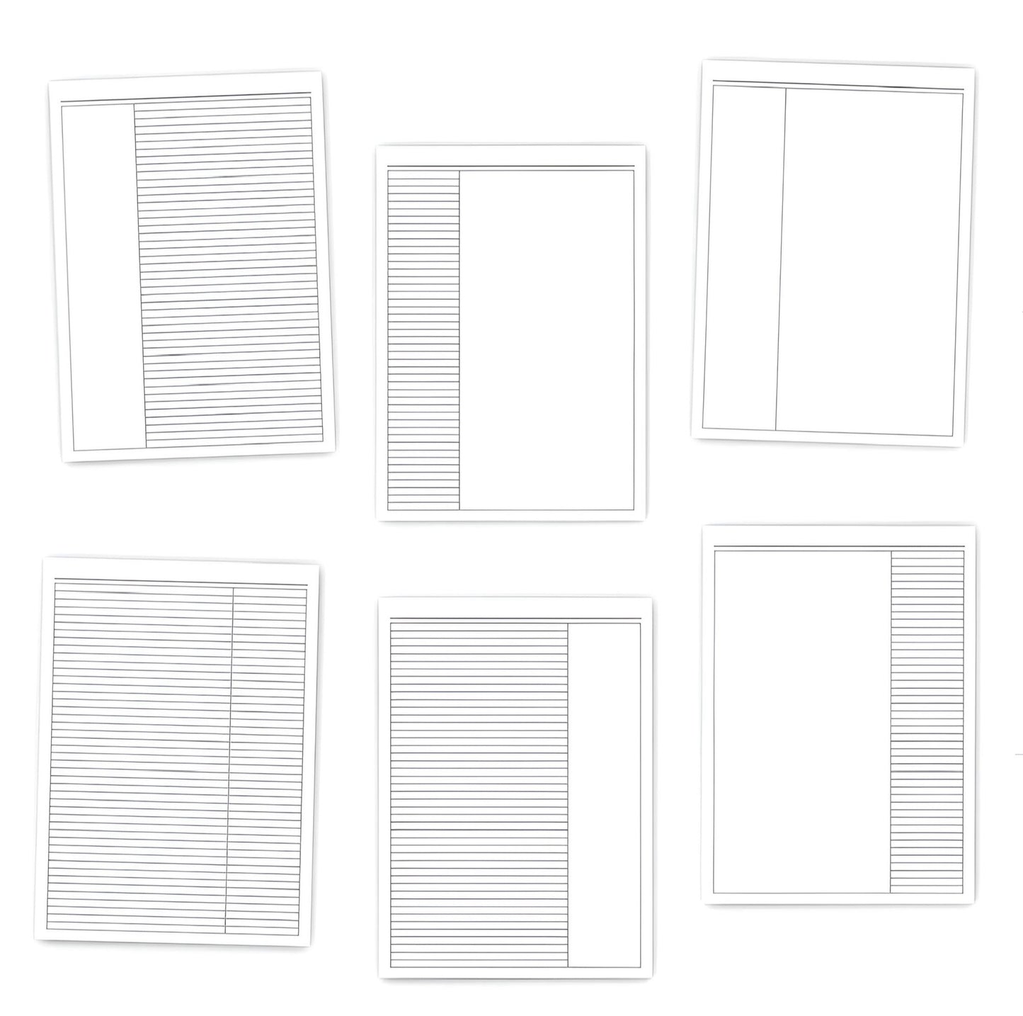 Digital Narrow-Lined Notepaper (PDF)