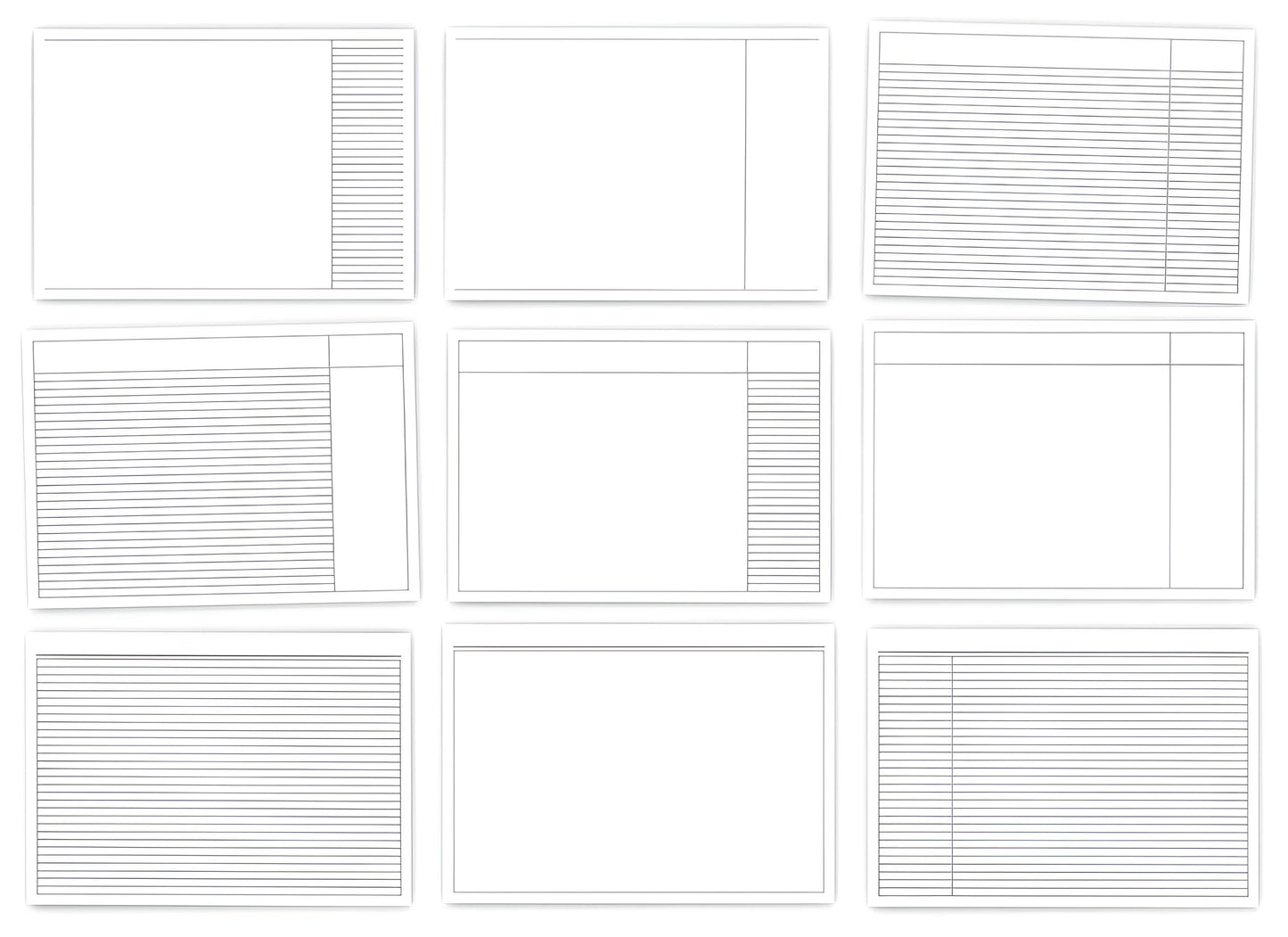 Digital Narrow-Lined Notepaper (PDF)