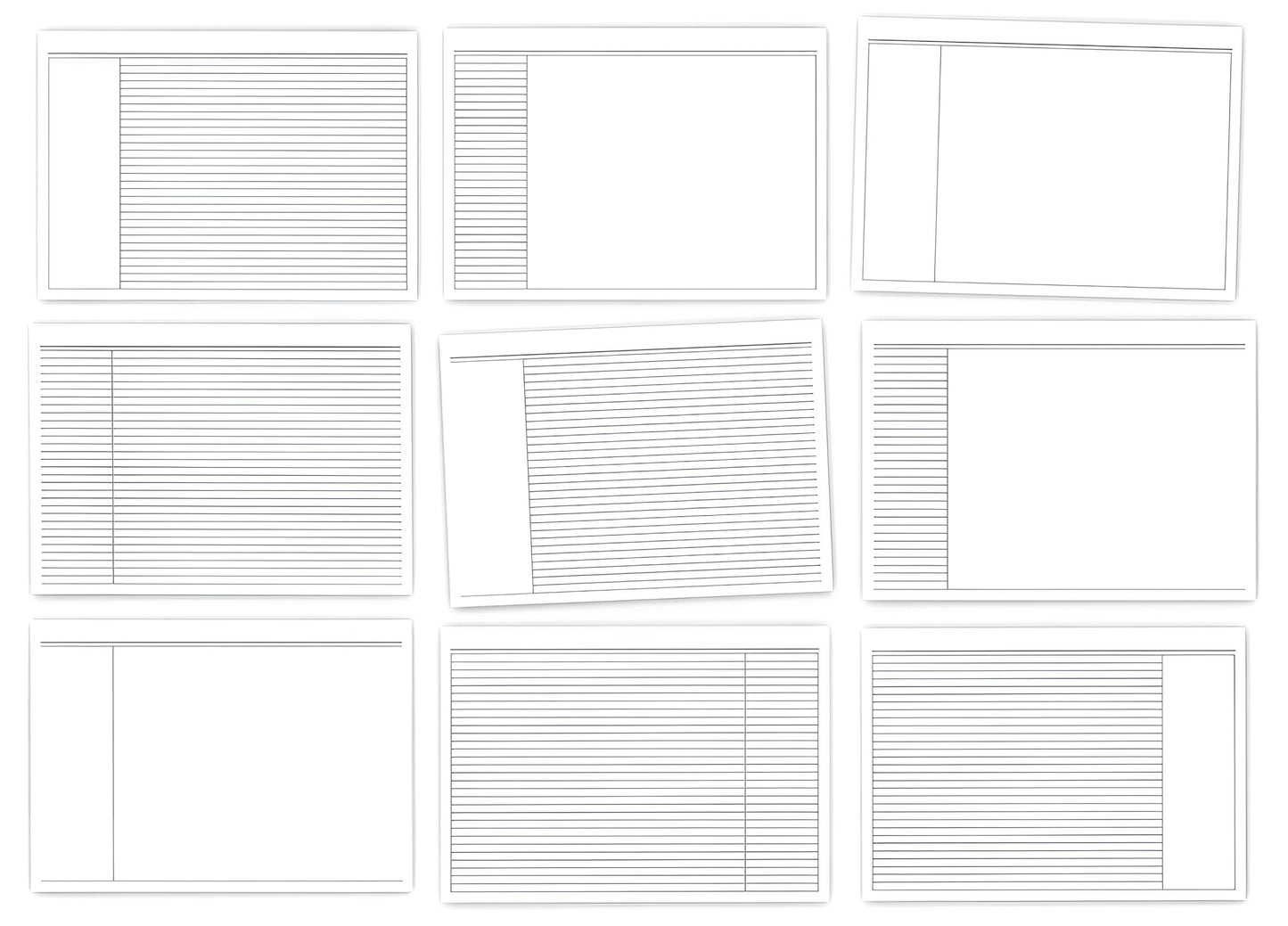 Digital Narrow-Lined Notepaper (PDF)