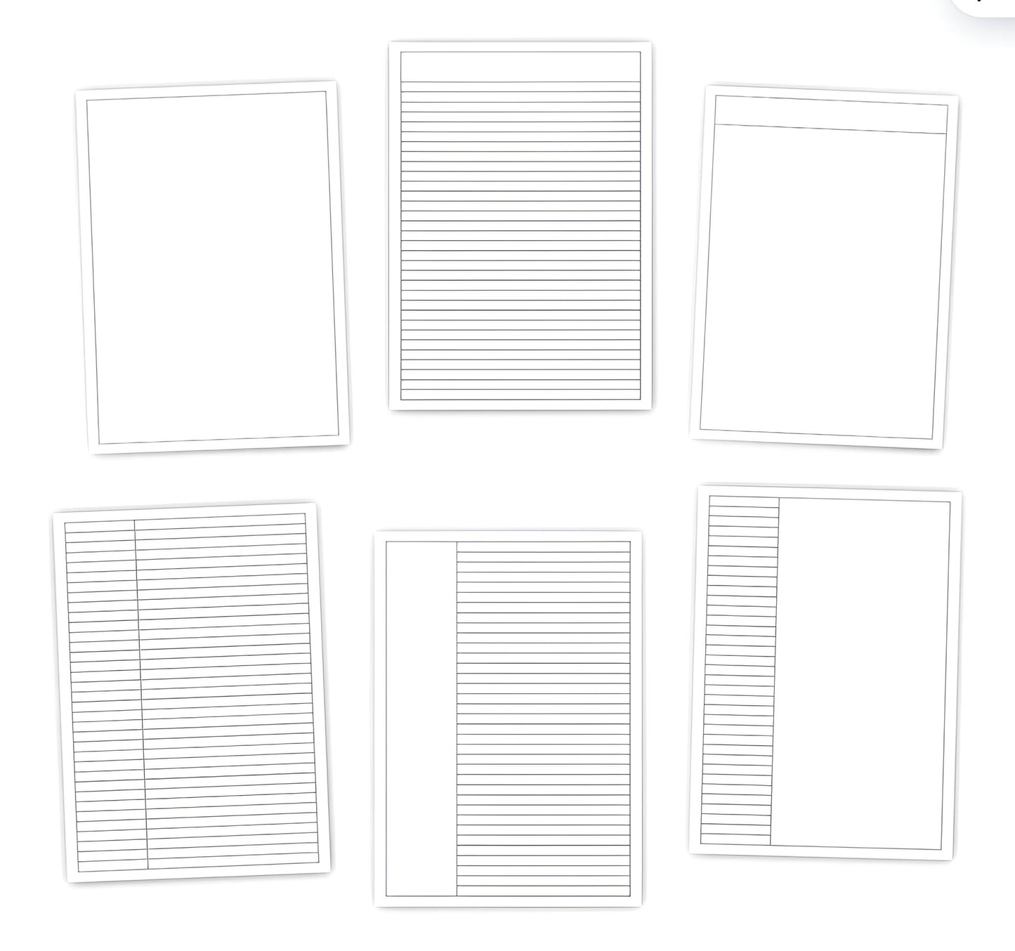 Digital Medium-Lined Notepaper (PDF)