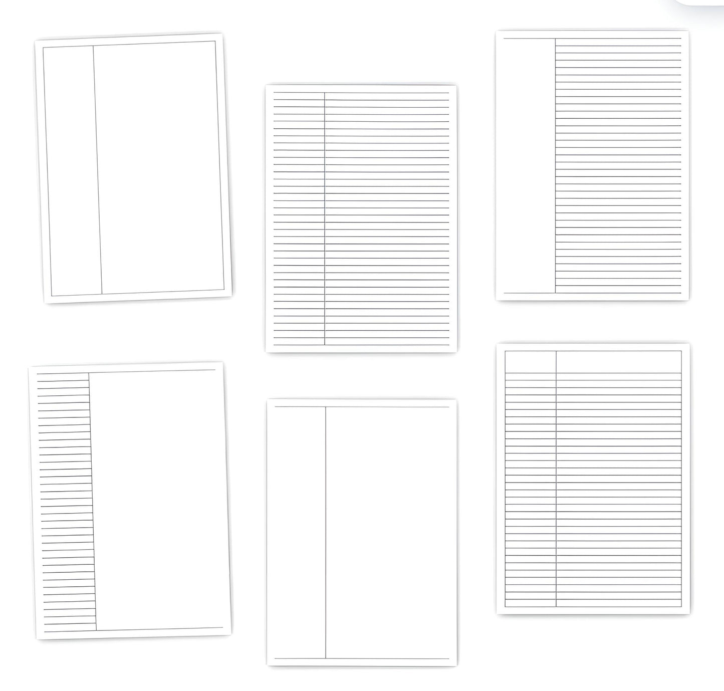 Digital Medium-Lined Notepaper (PDF)