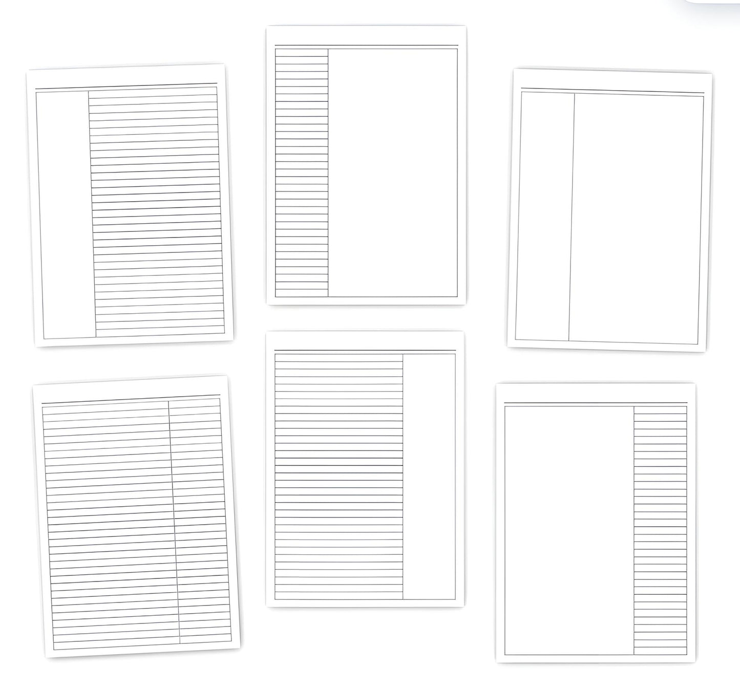 Digital Medium-Lined Notepaper (PDF)