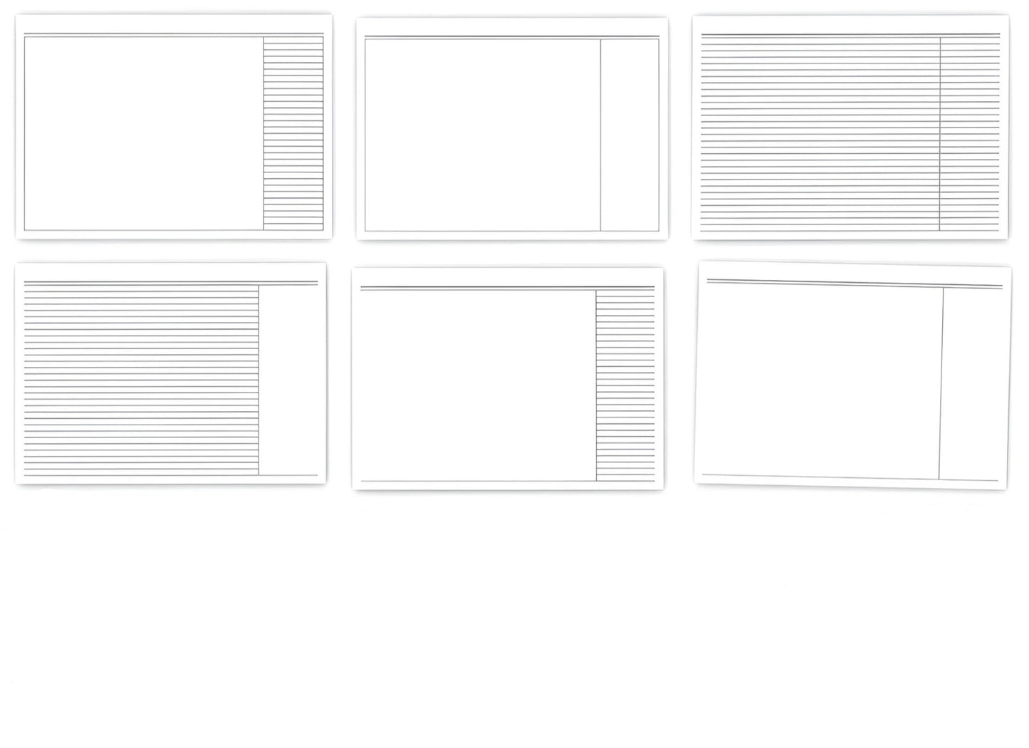 Digital Narrow-Lined Notepaper (PDF)